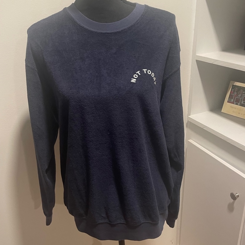 Suburban riot Terry cloth sweatshirt